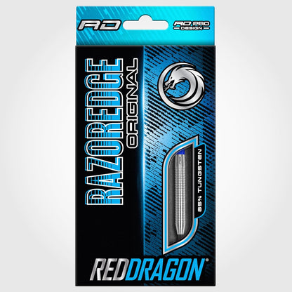 Razor Edge Original 26G Tungsten Darts with Flights and Stems | Professional Darts Set | Nylon Shafts & Durable Hardcore 100 Micron Flights | Match Weighed Design & Improved Aerodynamics
