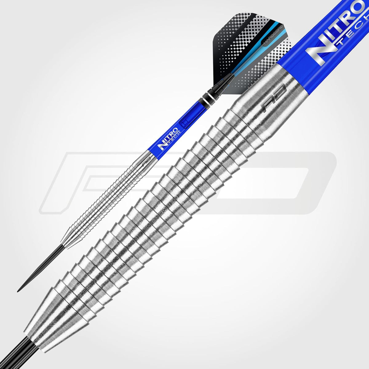 Razor Edge Original 26G Tungsten Darts with Flights and Stems | Professional Darts Set | Nylon Shafts & Durable Hardcore 100 Micron Flights | Match Weighed Design & Improved Aerodynamics